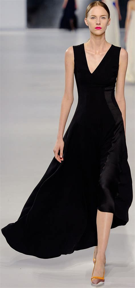 dior black dress 2016